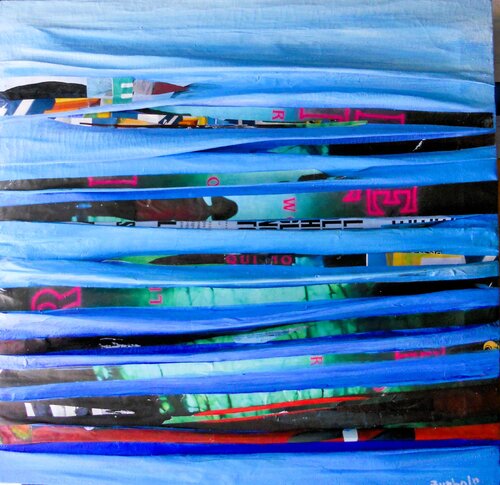 Riflessi sul mare.  Per l'azzurro dei tuoi occhi by Giuseppe Zumbolo, Painting for Sale on Select