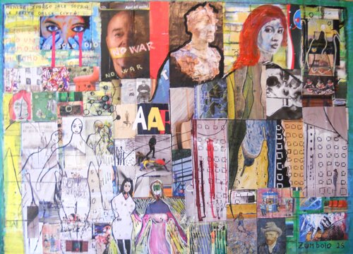 Urban war by Giuseppe Zumbolo, Painting for Sale on Select