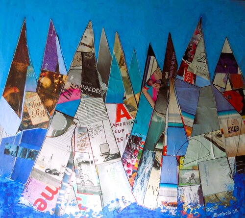 America' s Cup 2025 by Giuseppe Zumbolo, Painting for Sale on Select