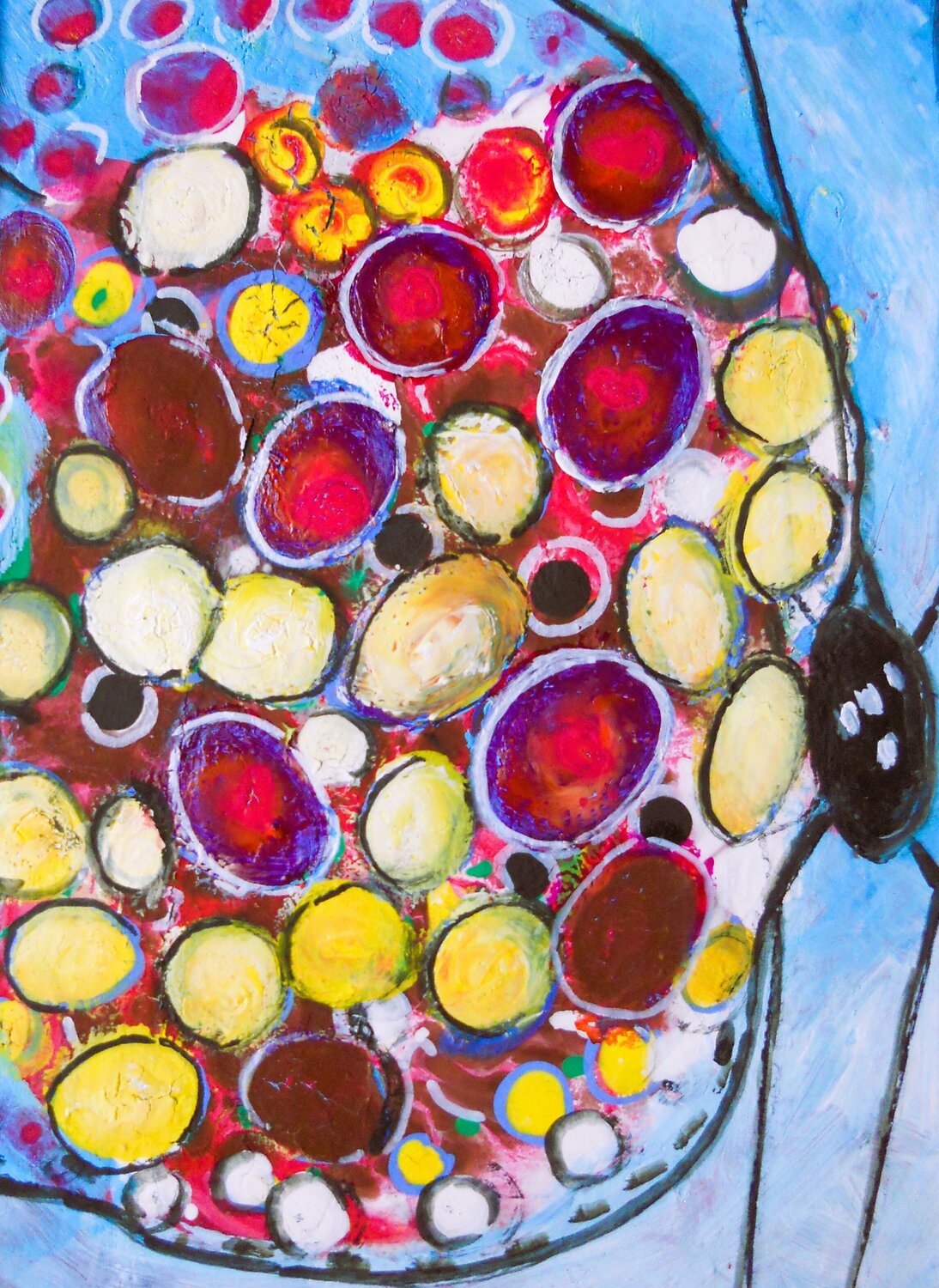 Butterfly Giuseppe Zumbolo Original painting for sale