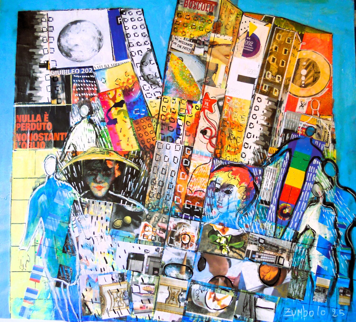 Urban pop Giuseppe Zumbolo Original painting for sale