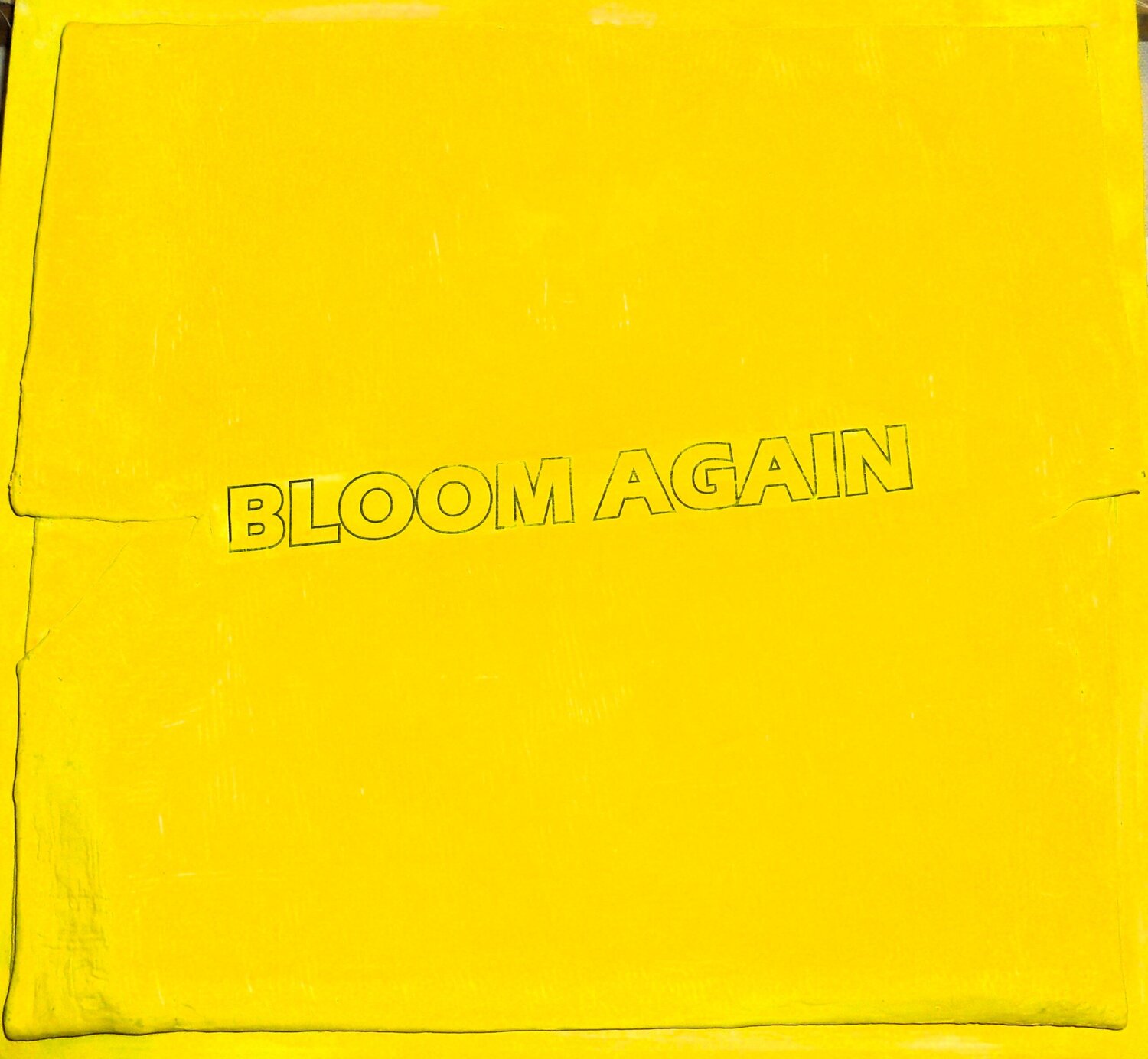 Bloom again in  yellow Giuseppe Zumbolo Original painting for sale