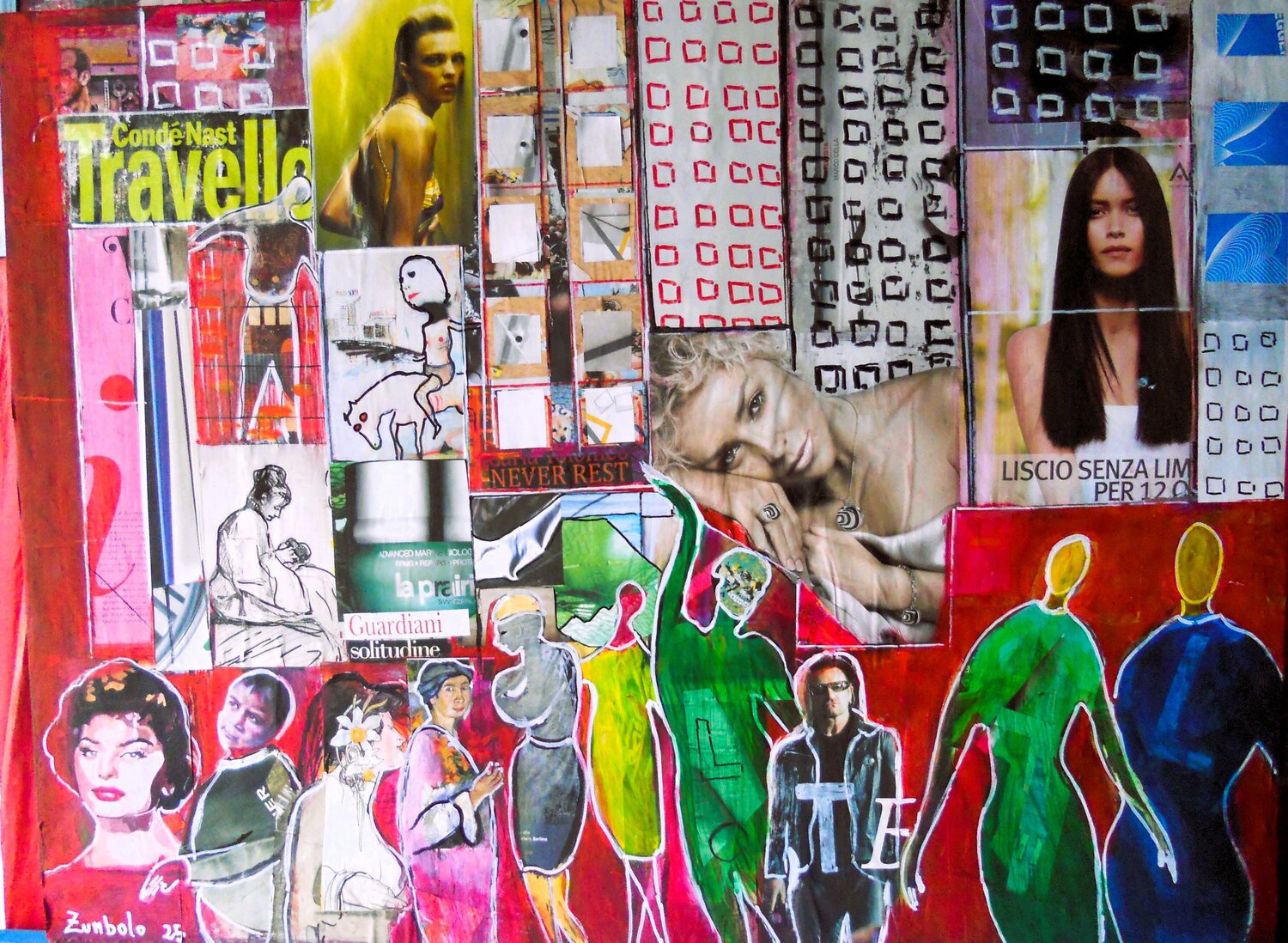 Gli occhi di Sofia Giuseppe Zumbolo Original painting for sale
