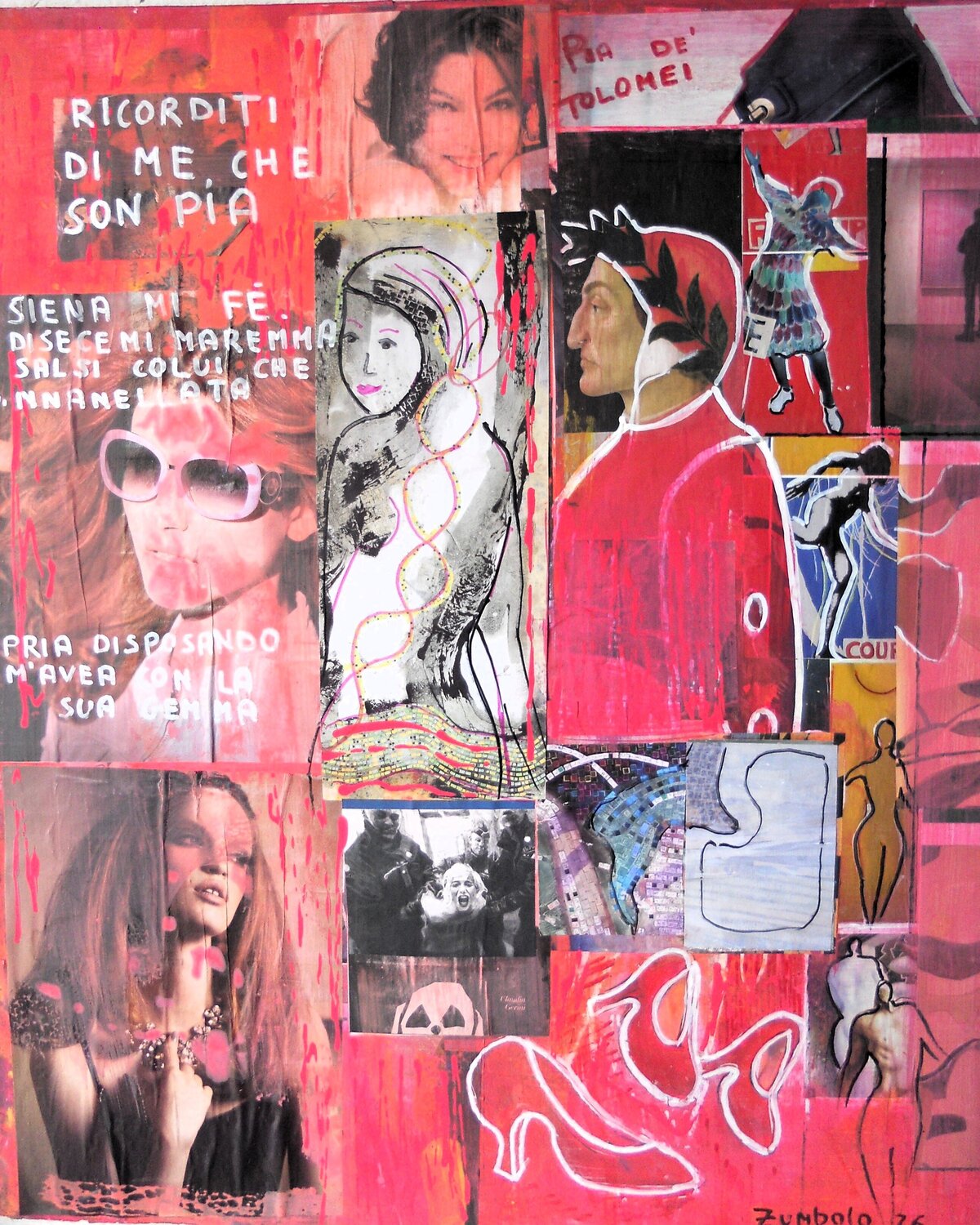 Pia De' Tolomei 2026 Giuseppe Zumbolo Original painting for sale