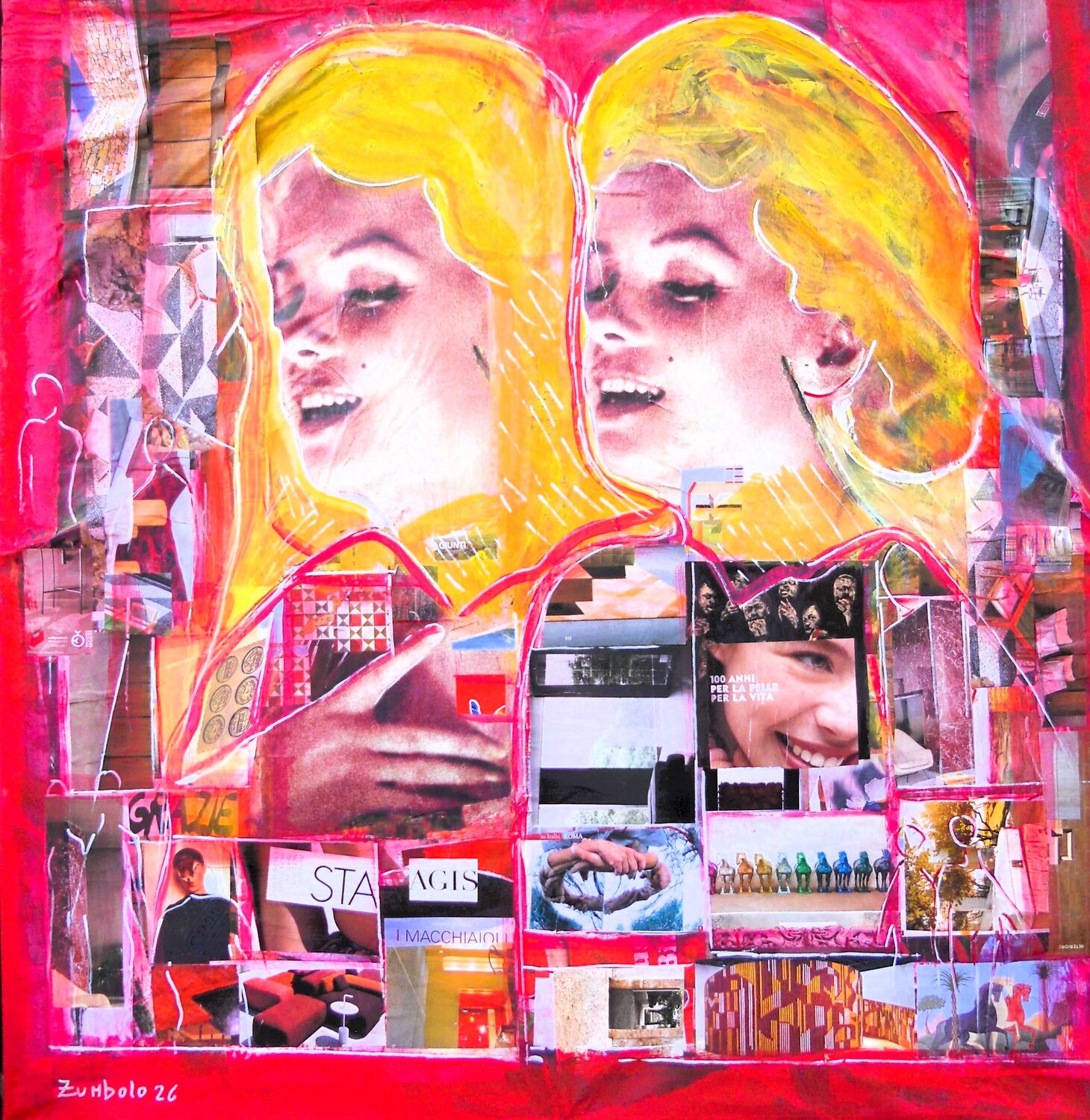 Icone Pop Giuseppe Zumbolo Original painting for sale