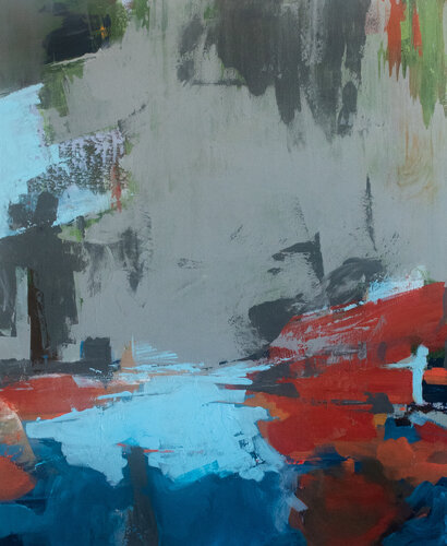 El mangle en la laguna - Hora SHEN 3-5pm by Arlén Sánchez, Painting for Sale on Select