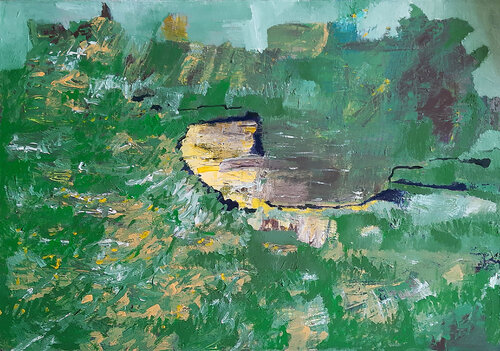 Spring storm by the sea by Jörg Kuplens, Painting for Sale on Select