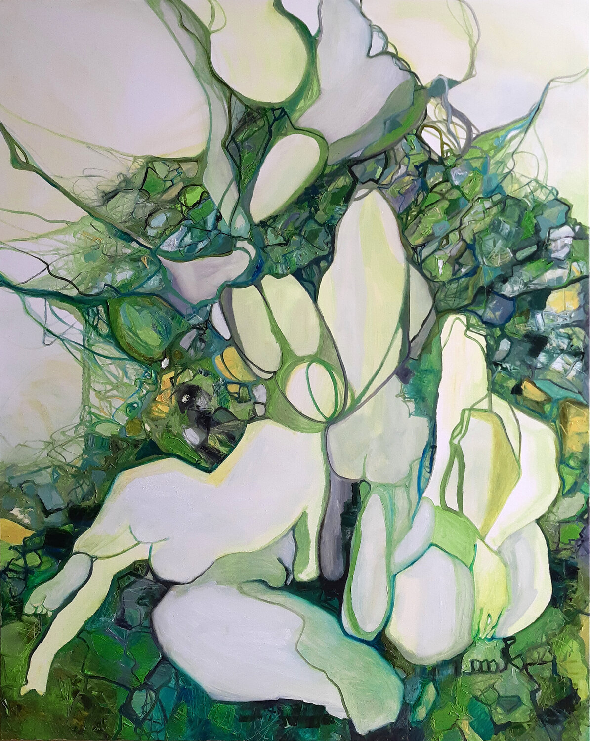 fancyful and dreamlike #3 Jörg Kuplens Original painting for sale