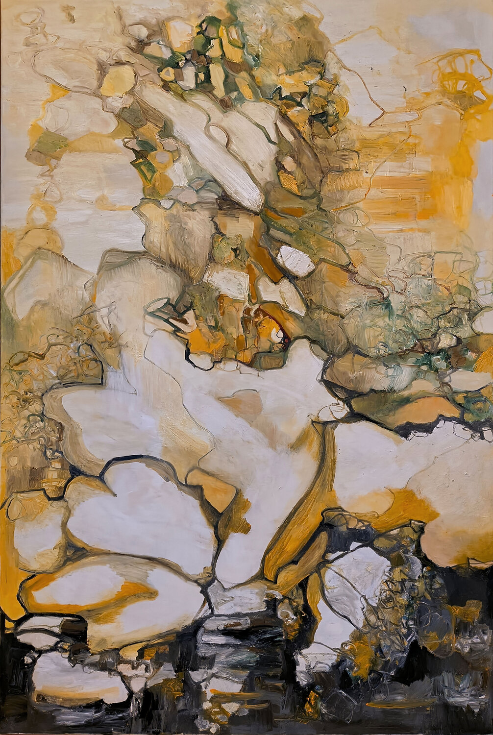 A Sprinkling of Good Energy Jörg Kuplens Original painting for sale