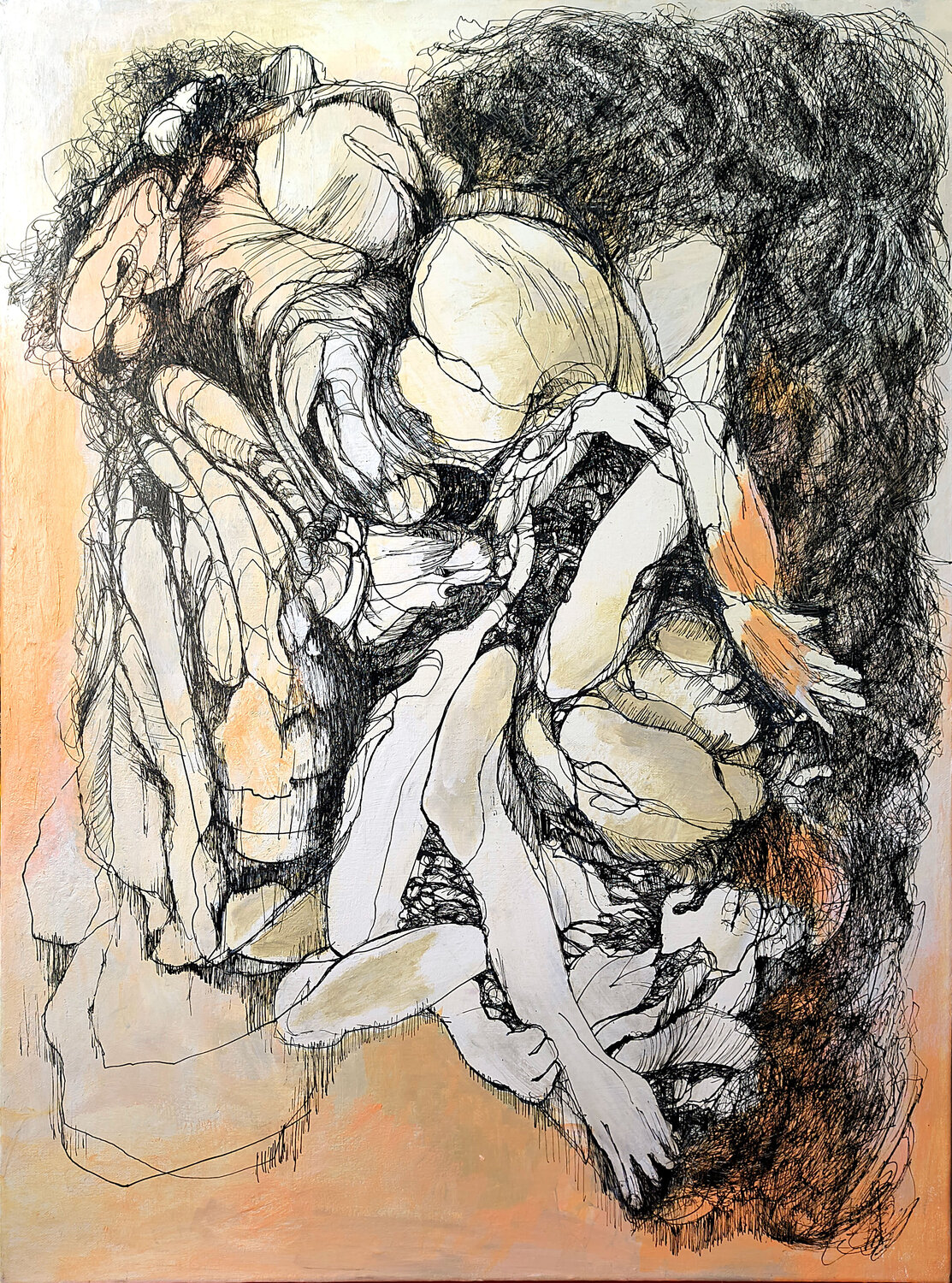 Woodhill Whispers Jörg Kuplens Drawing for sale