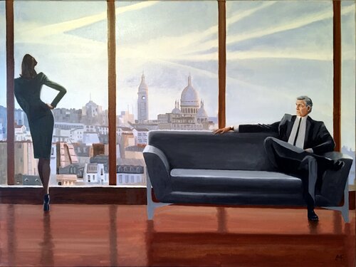 Pause by Arnaud Feuga, Painting for Sale on Select