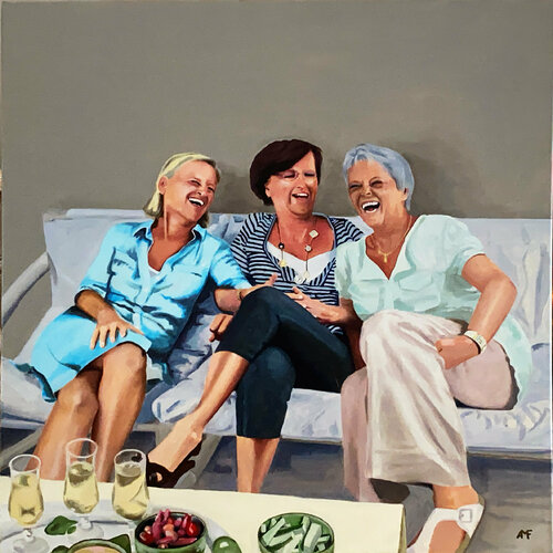 Fou-rire by Arnaud Feuga, Painting for Sale on Select