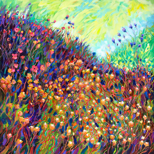Mountain Meadow #2 by Charles Wallis, Painting for Sale on Select