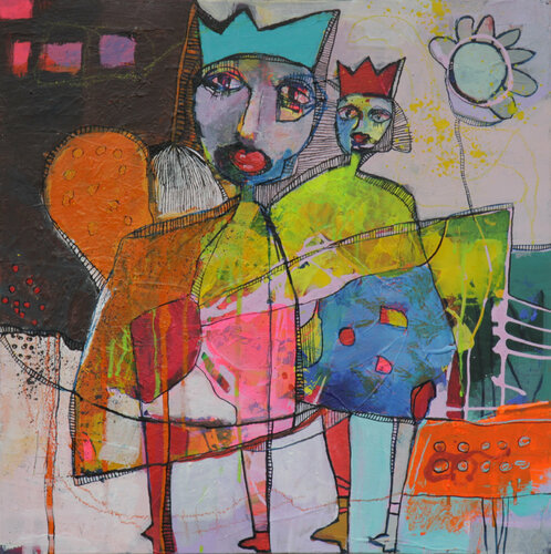 Duett by Helmtrud Kraienhorst, Painting for Sale on Select