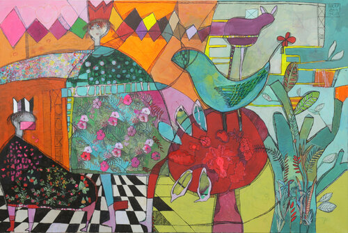 Märchenwald by Helmtrud Kraienhorst, Painting for Sale on Select