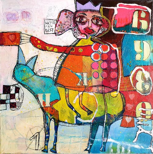 Ausritt by Helmtrud Kraienhorst, Painting for Sale on Select