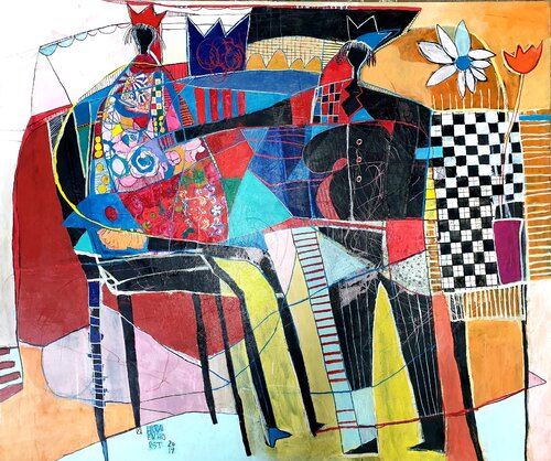 Rendezvous by Helmtrud Kraienhorst, Painting for Sale on Select