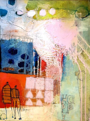 Happy by Helmtrud Kraienhorst, Painting for Sale on Select