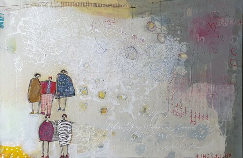 Spiele by Helmtrud Kraienhorst, Painting for Sale on Select