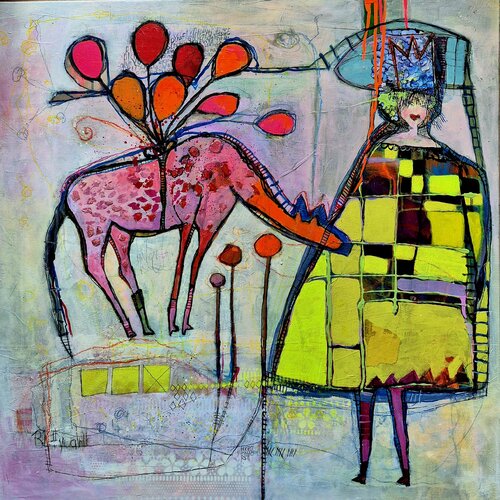 Freedom by Helmtrud Kraienhorst, Painting for Sale on Select