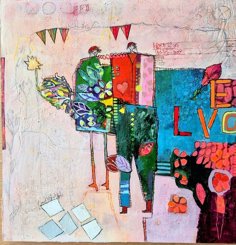 In Love by Helmtrud Kraienhorst, Painting for Sale on Select