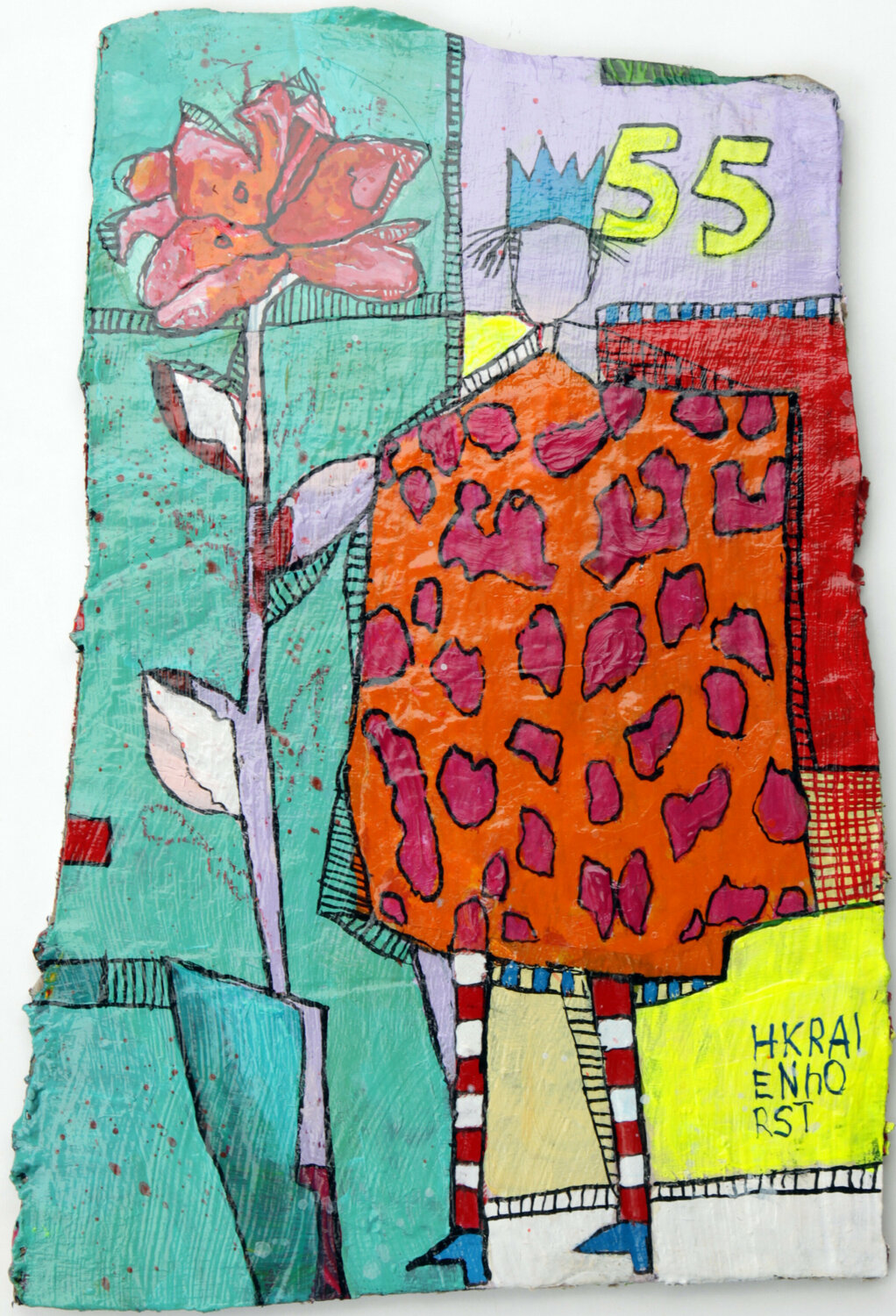ARTmini_5 Helmtrud Kraienhorst Original painting for sale