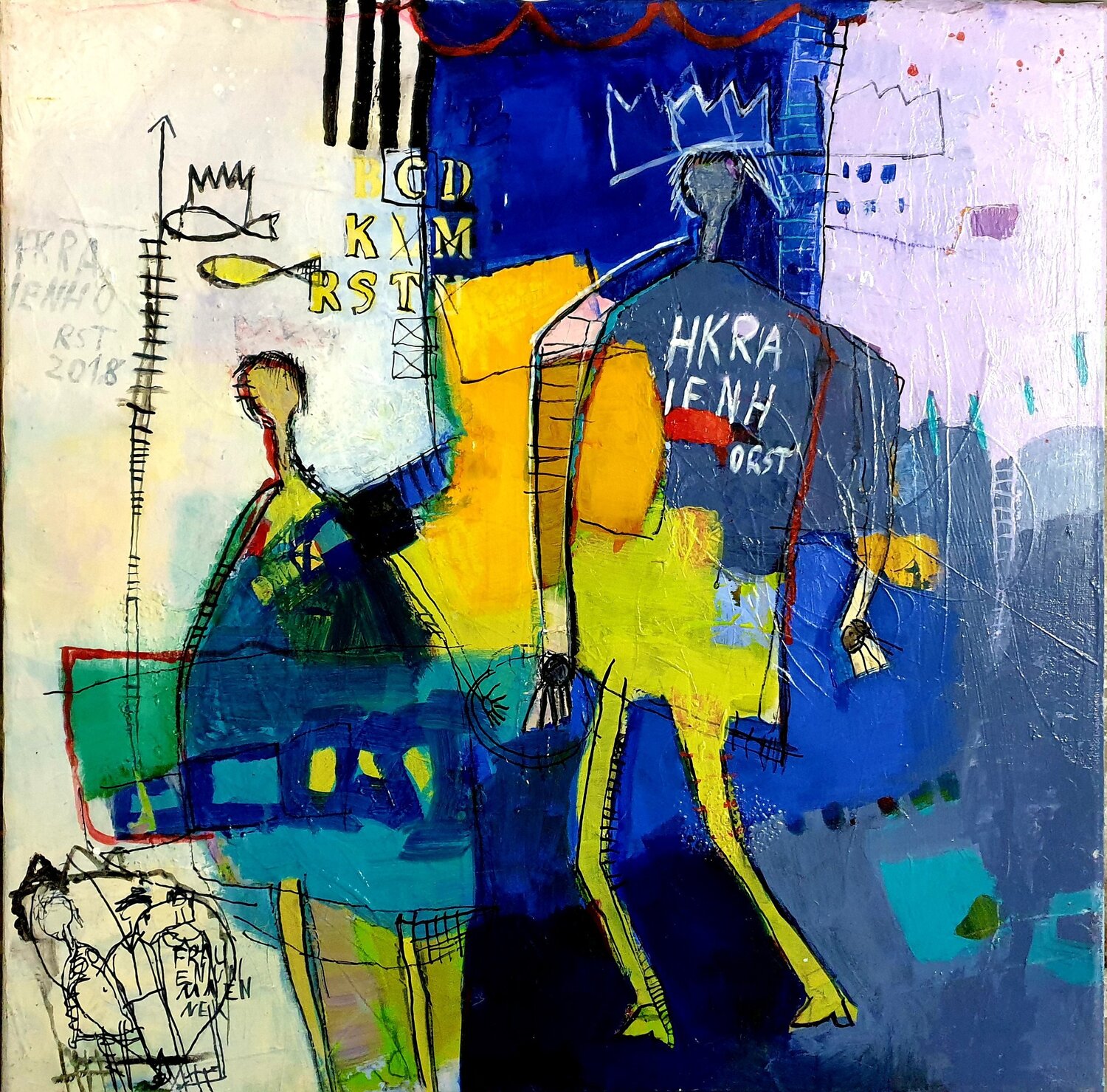 Jahrmarkt Helmtrud Kraienhorst Original painting for sale