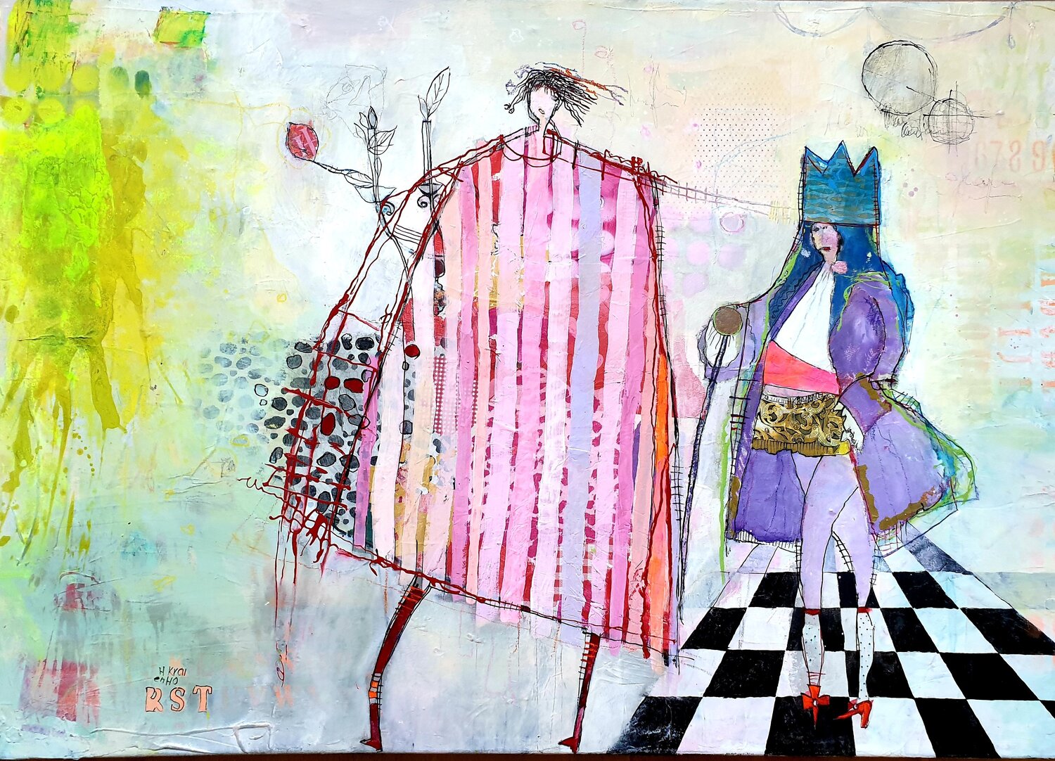 Good Luck Helmtrud Kraienhorst Original painting for sale