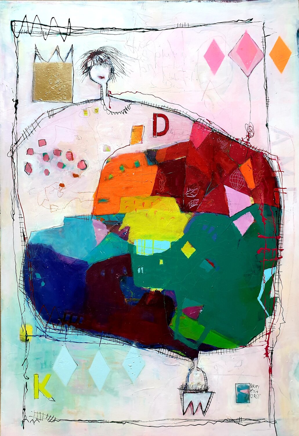 Games Helmtrud Kraienhorst Original painting for sale