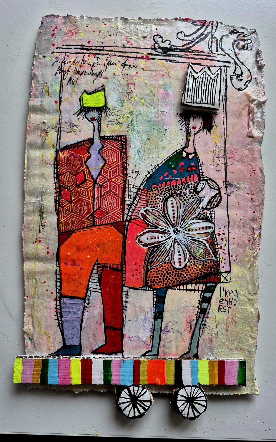 ARTmini 12 Helmtrud Kraienhorst Original painting for sale