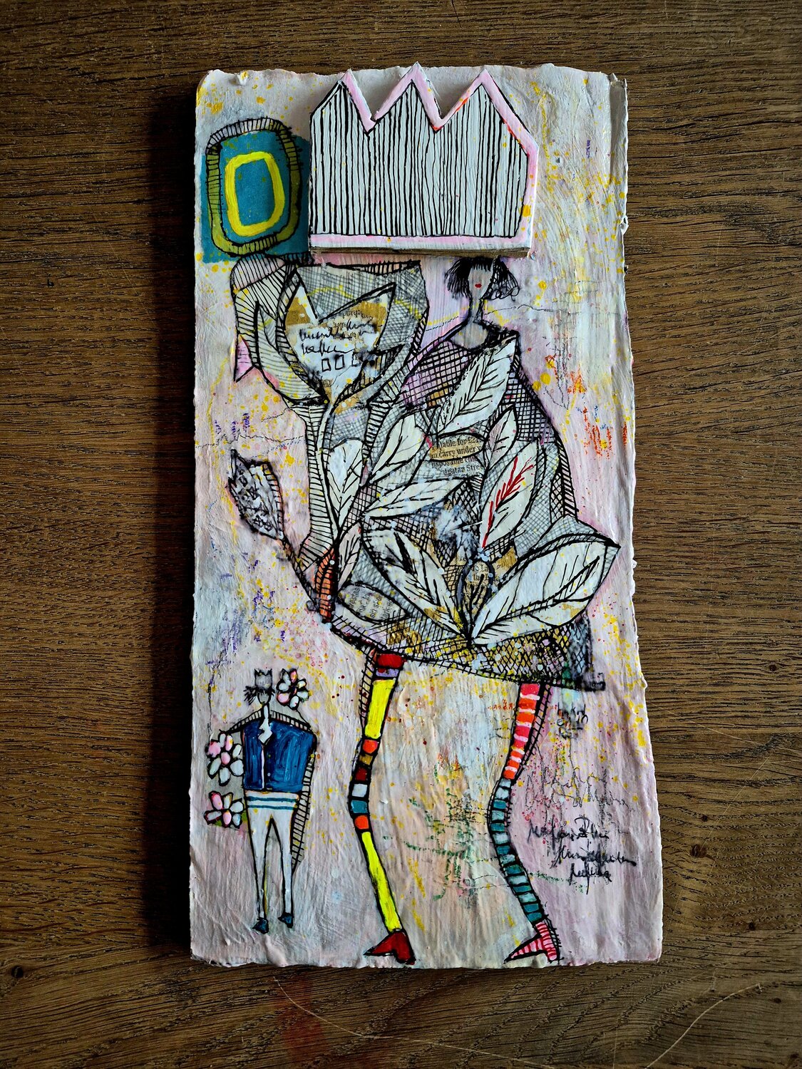 ARTmini 20 Helmtrud Kraienhorst Original painting for sale