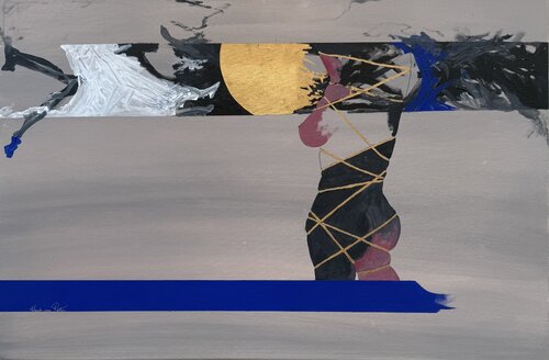 Moon kissed by Wendy van Putten, Painting for Sale on Select