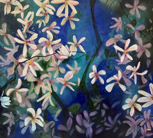 Magnolia by Wendy van Putten, Painting for Sale on Select