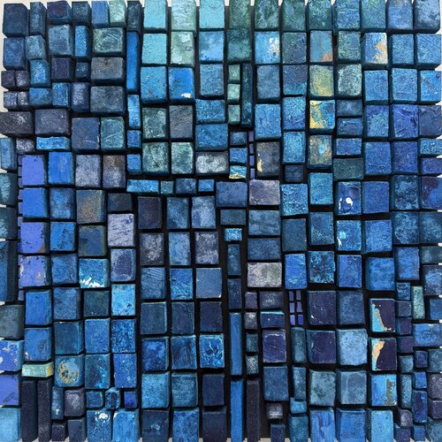 Blue treasure box by Wendy van Putten, Painting for Sale on Select