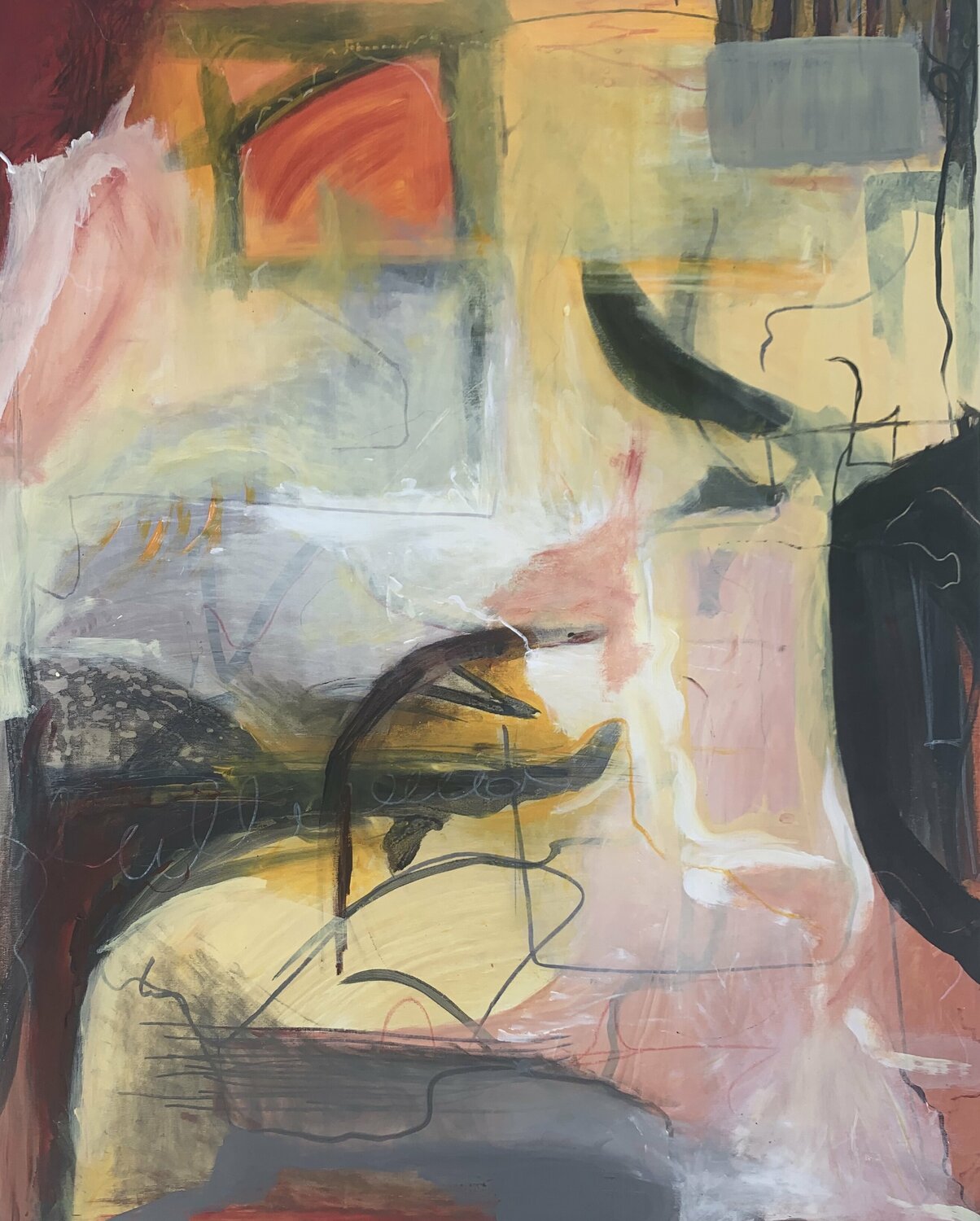 Let it be 2 Wendy van Putten Original painting for sale