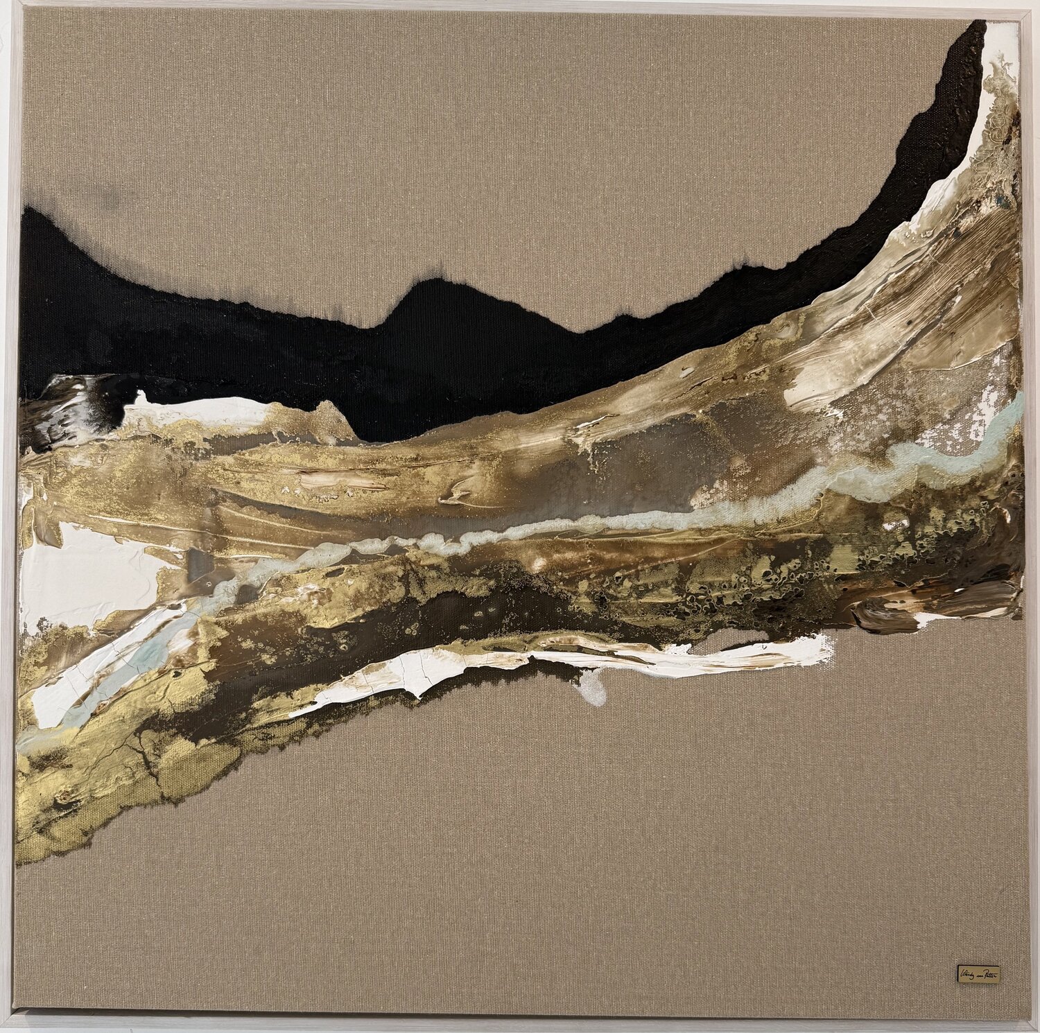 Go with the flow 1 Wendy van Putten Original painting for sale