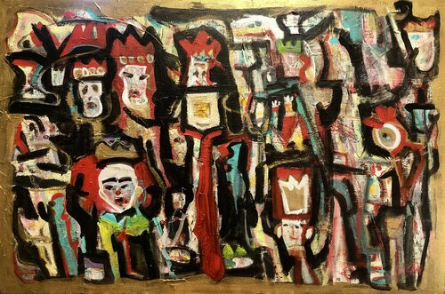 "NO KINGS": SAVING DEMOCRACY SERIES by Christine Sharp, Painting for Sale on Select