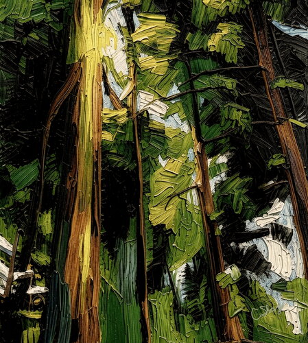 FOREST HOME…Giclee Print by Christine Sharp, Painting for Sale on Select