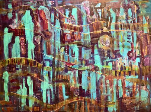 SURVEILLANCE by Christine Sharp, Painting for Sale on Select