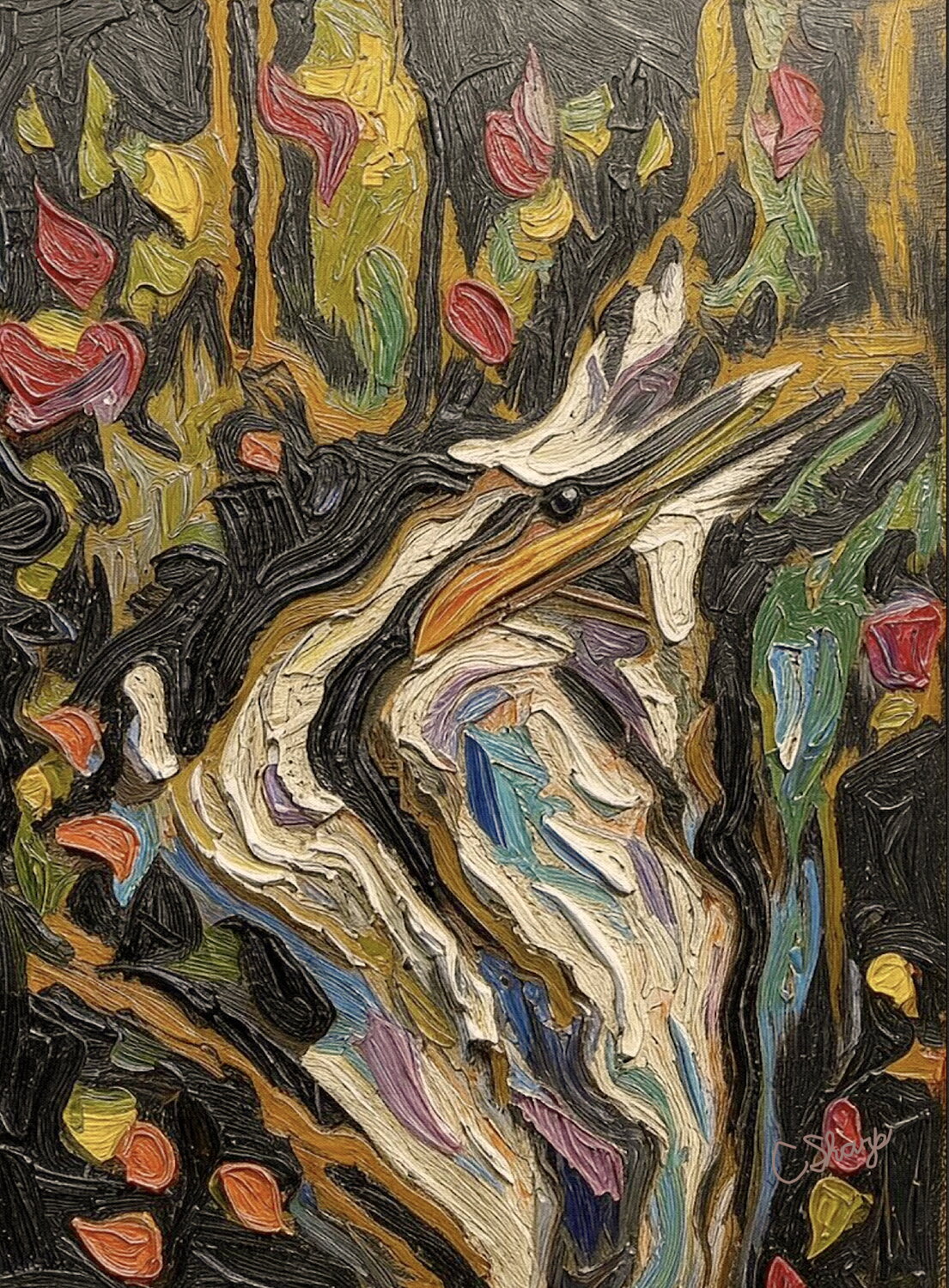 SOL DUC FALLS…Giclee on Paper Christine Sharp Original painting for sale