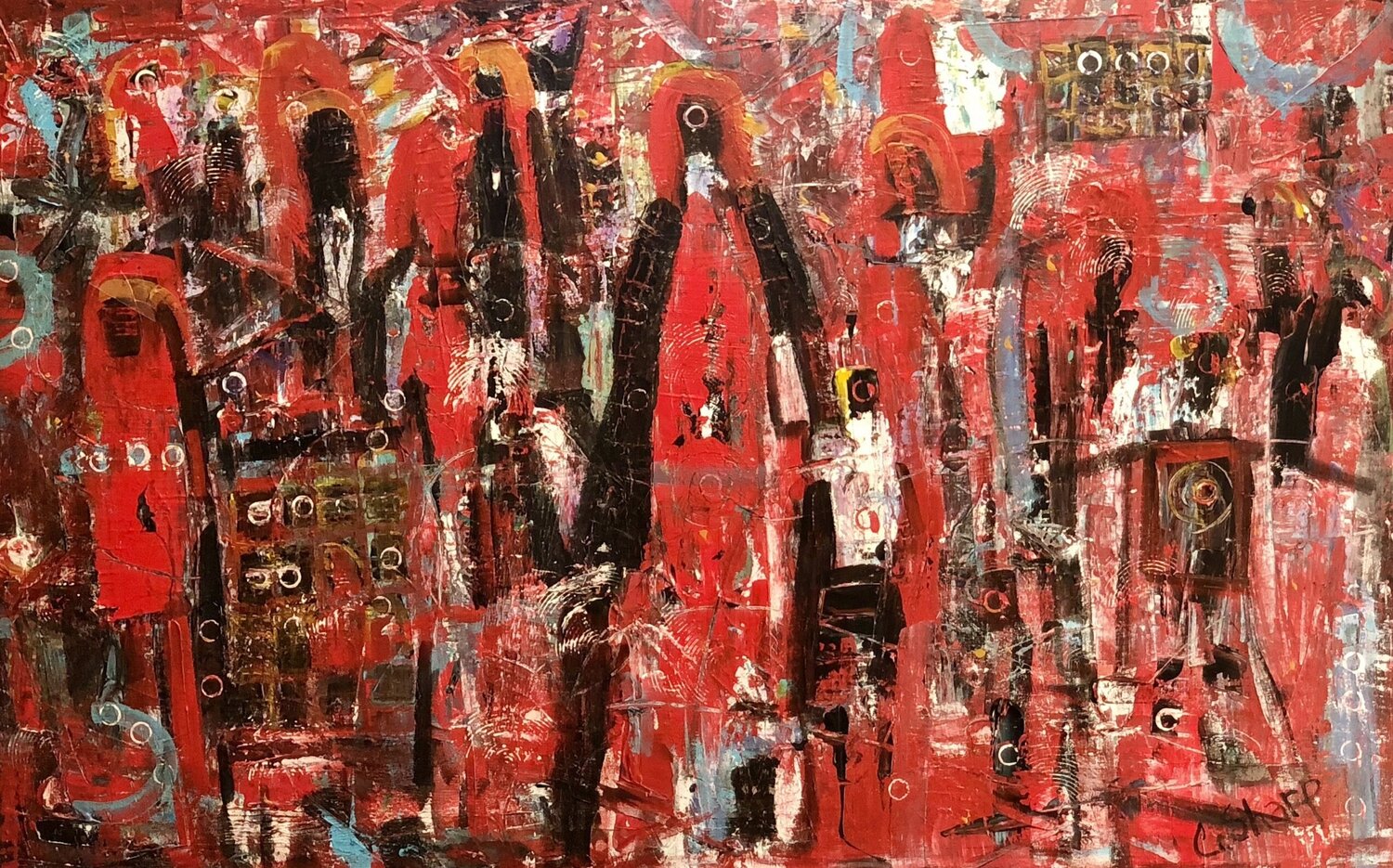HANDMAID’S TALE Christine Sharp Original painting for sale