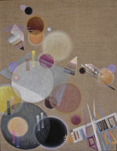 Countless Circles by Simona Marziani, Painting for Sale on Select