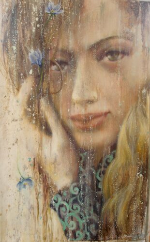 Was raining by Simona Marziani, Painting for Sale on Select