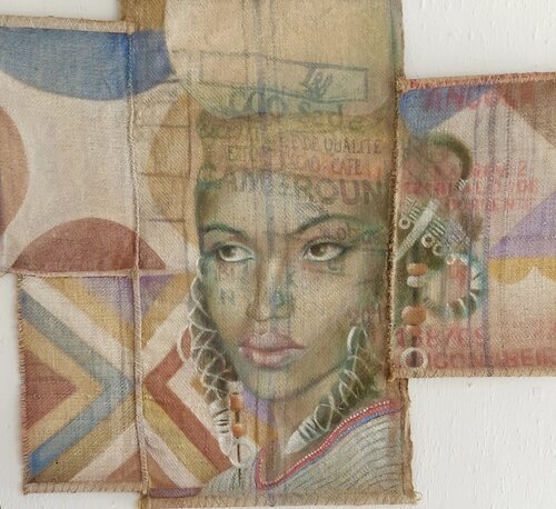 Afica Pre Coloniale by Simona Marziani, Painting for Sale on Select