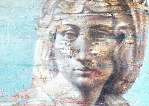 Angel by Simona Marziani, Painting for Sale on Select