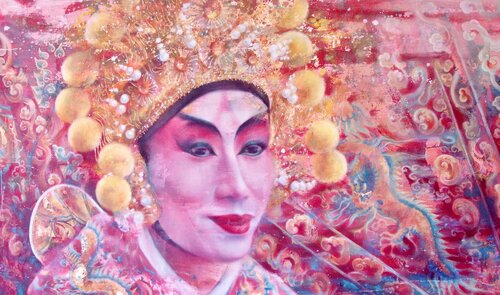 Opera Pechino by Simona Marziani, Painting for Sale on Select