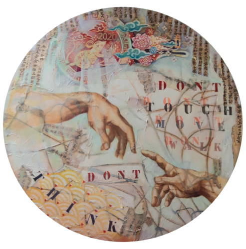 Dont touch,2020 by Simona Marziani, Painting for Sale on Select