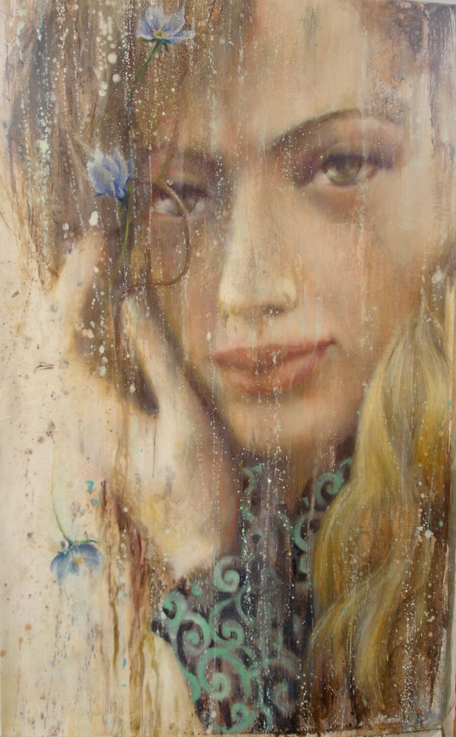 Was raining Simona Marziani Original painting for sale