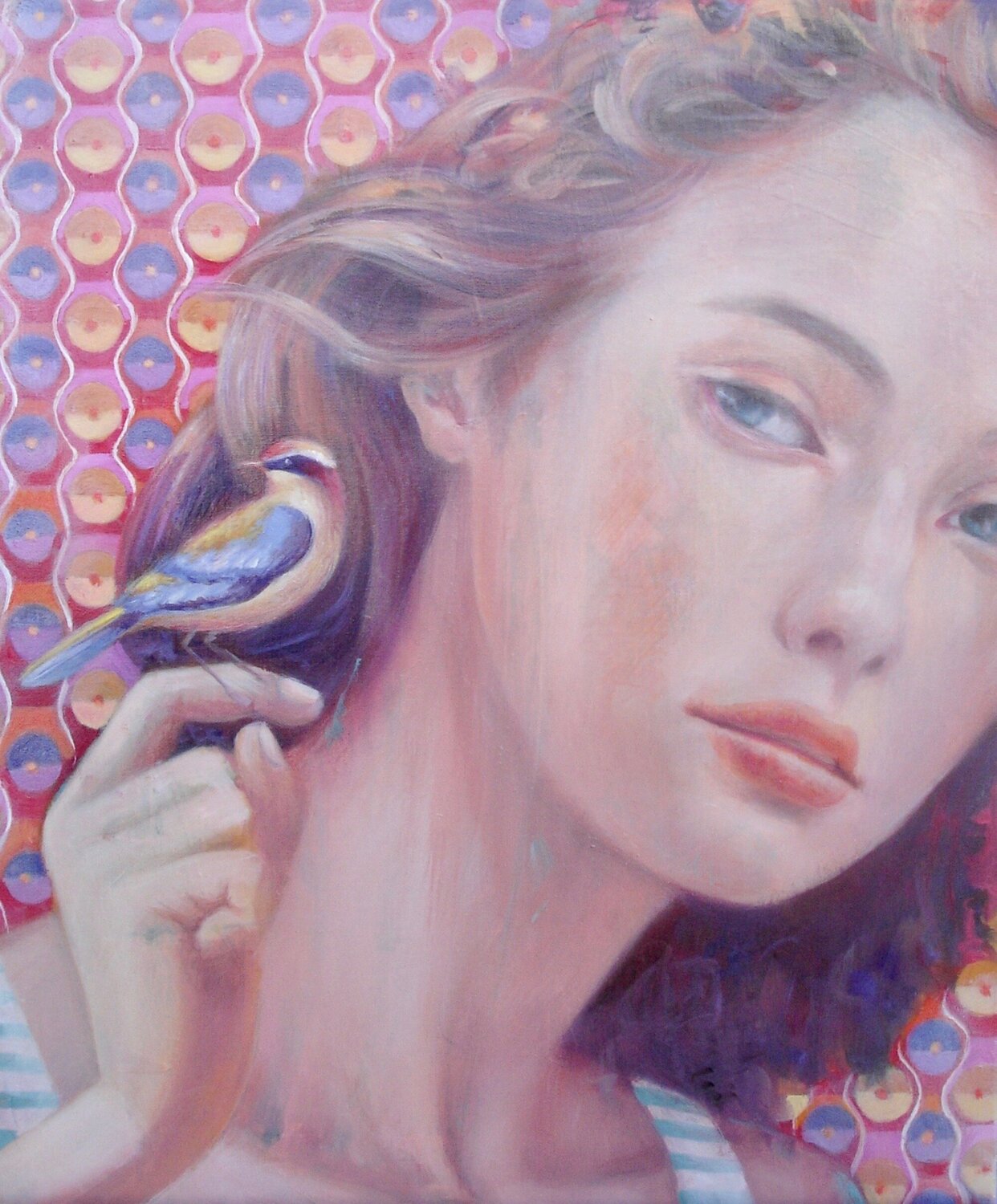 Where are you looking? Sense of sight. Simona Marziani Original painting for sale