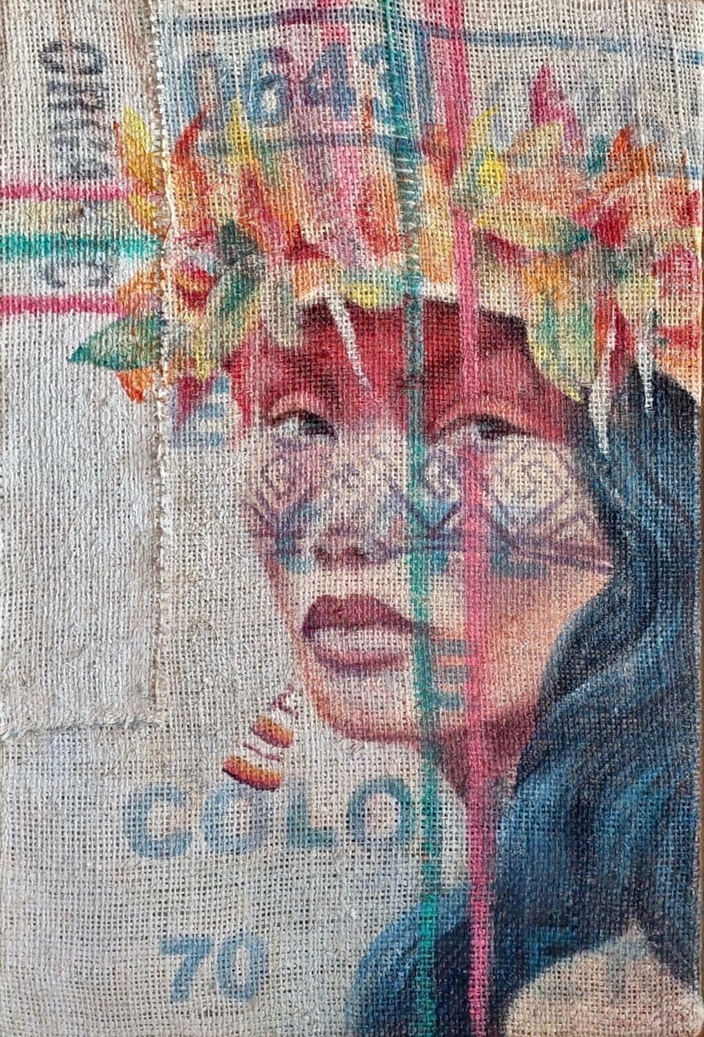 Organic Simona Marziani Original painting for sale